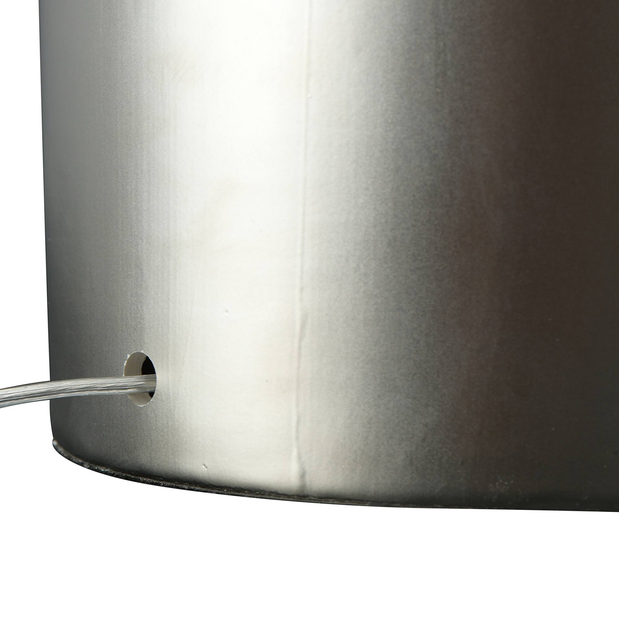 Hello Honey® 28" Silver Metallic Stoneware Table Lamp